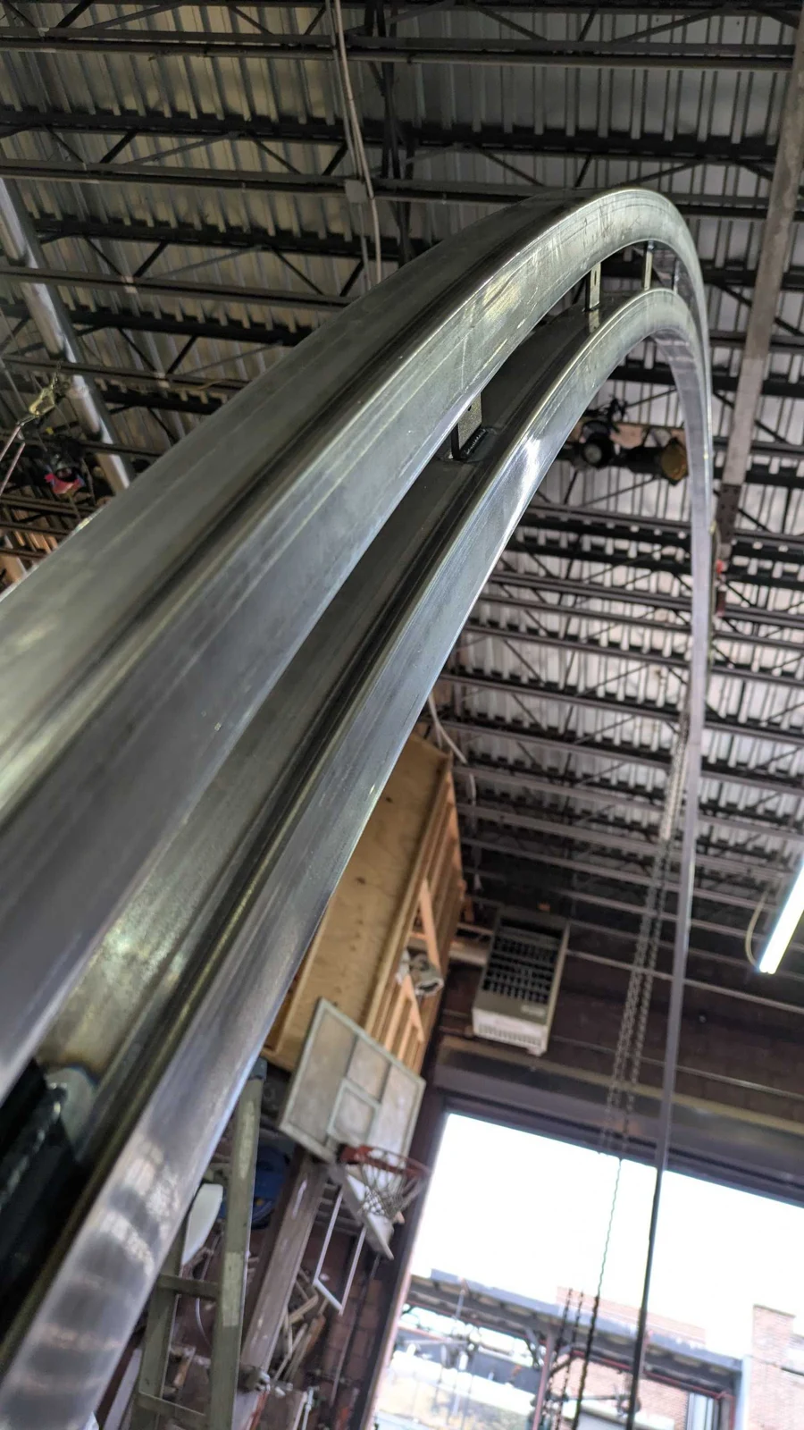 The connection in the shop.