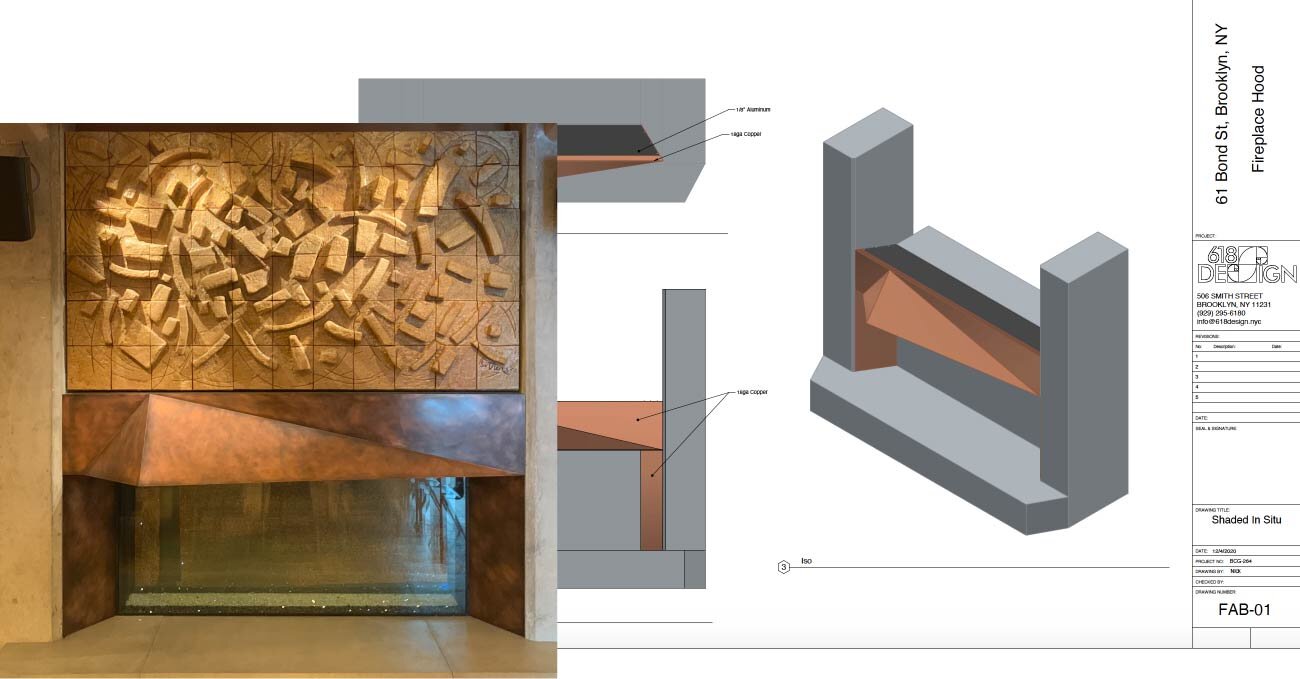 Copper Fireplace Hood