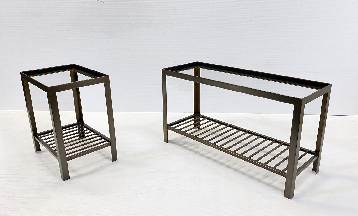 Bronze Side Tables